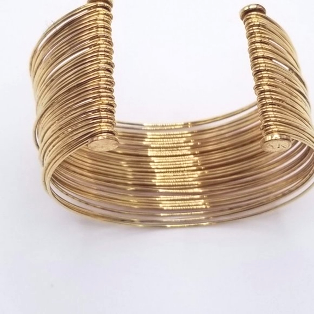 Anne Klein Multi Wire Cuff Statement Bracelet - image 6